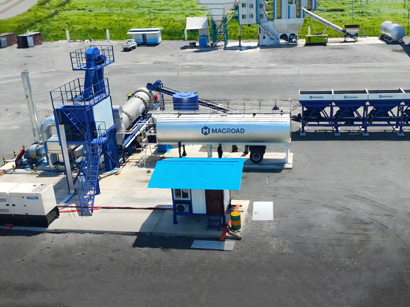 Macroad Planta Asfáltica Estacionaria Continua para Construcción de Carreteras